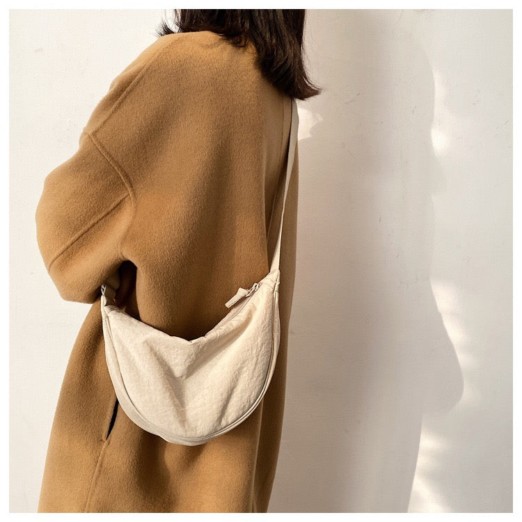 STOKADO Canvas Mini Shoulder Bag – Lightweight Crossbody Tote for Daily Use E2012