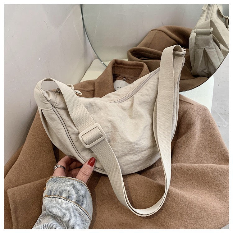 STOKADO Canvas Mini Shoulder Bag – Lightweight Crossbody Tote for Daily Use E2012