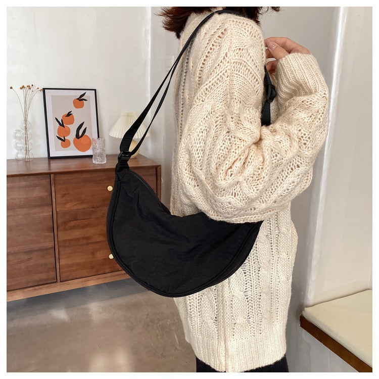 STOKADO Canvas Mini Shoulder Bag – Lightweight Crossbody Tote for Daily Use E2012