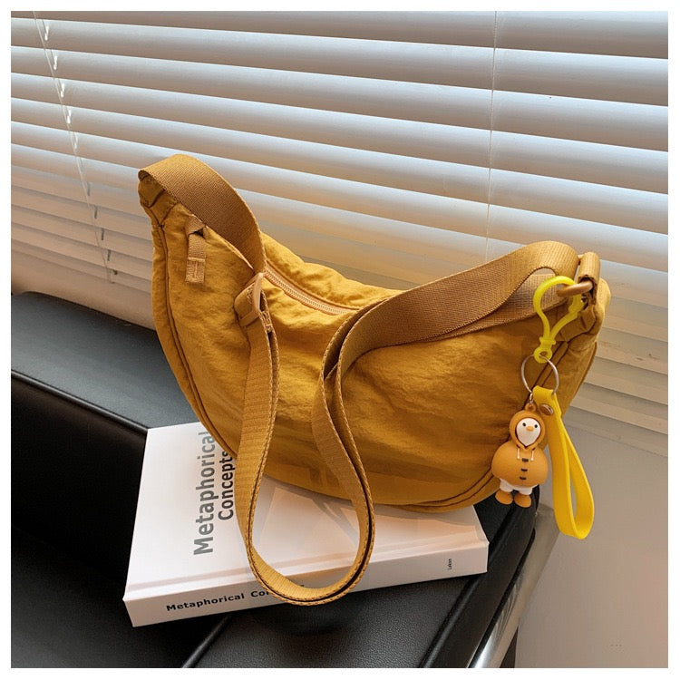 STOKADO Canvas Mini Shoulder Bag – Lightweight Crossbody Tote for Daily Use E2012