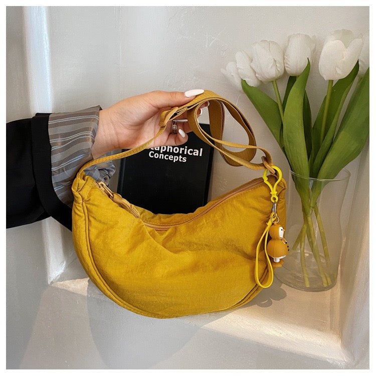 STOKADO Canvas Mini Shoulder Bag – Lightweight Crossbody Tote for Daily Use E2012