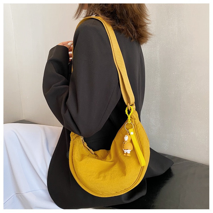 STOKADO Canvas Mini Shoulder Bag – Lightweight Crossbody Tote for Daily Use E2012
