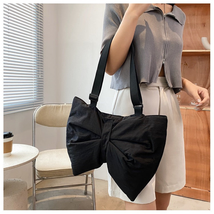 STOKADO Lightweight Korean Nylon Sling Bag – Waterproof Shoulder Tote for Women E2014