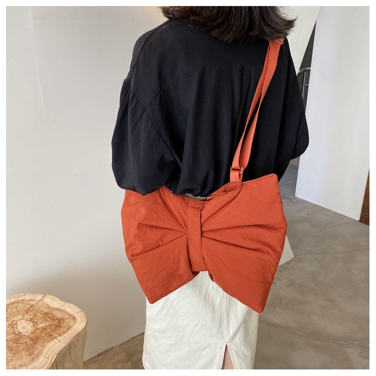 STOKADO Lightweight Korean Nylon Sling Bag – Waterproof Shoulder Tote for Women E2014