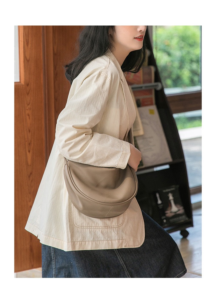 STOKADO Soft PU Crossbody Bag – Minimalist Shoulder Bag for Women | Korean Style Pouch E2035