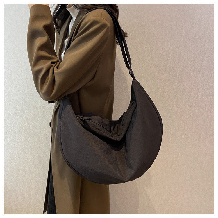STOKADO Aesthetic Waterproof Nylon Shoulder Bag – Trendy School & Work Pouch for Girls E2092