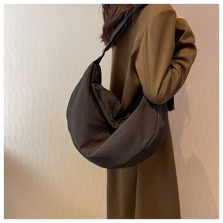 STOKADO Aesthetic Waterproof Nylon Shoulder Bag – Trendy School & Work Pouch for Girls E2092