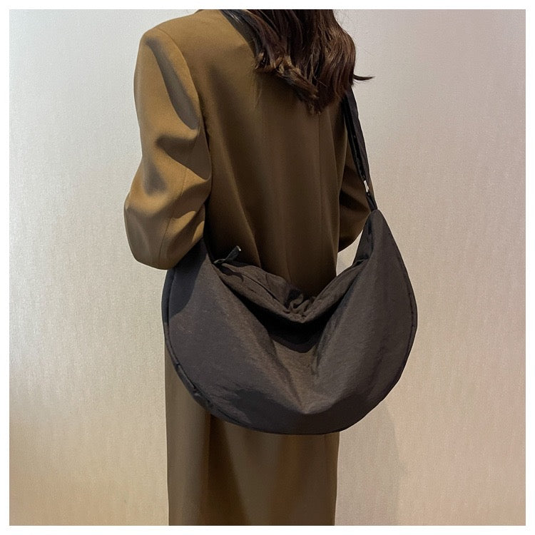 STOKADO Aesthetic Waterproof Nylon Shoulder Bag – Trendy School & Work Pouch for Girls E2092