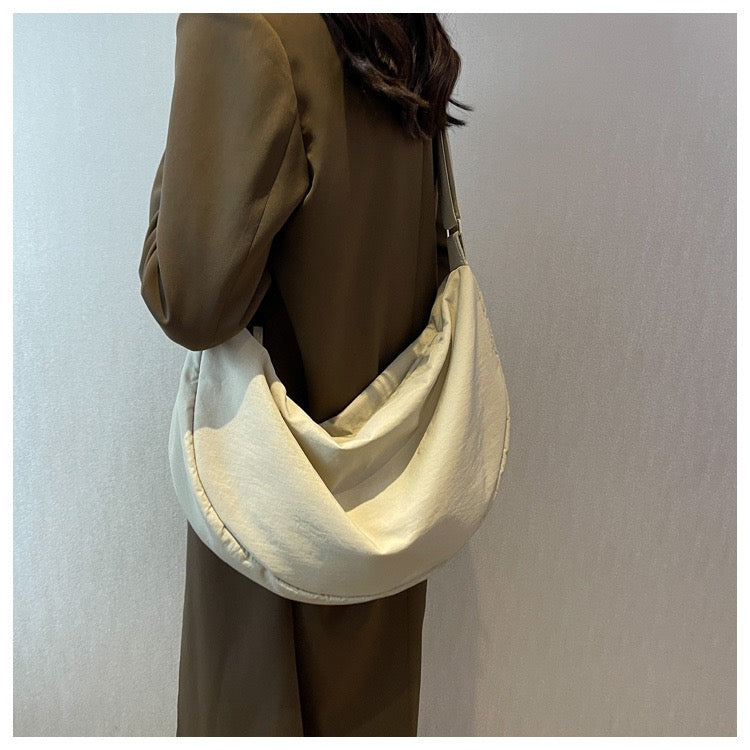 STOKADO Aesthetic Waterproof Nylon Shoulder Bag – Trendy School & Work Pouch for Girls E2092