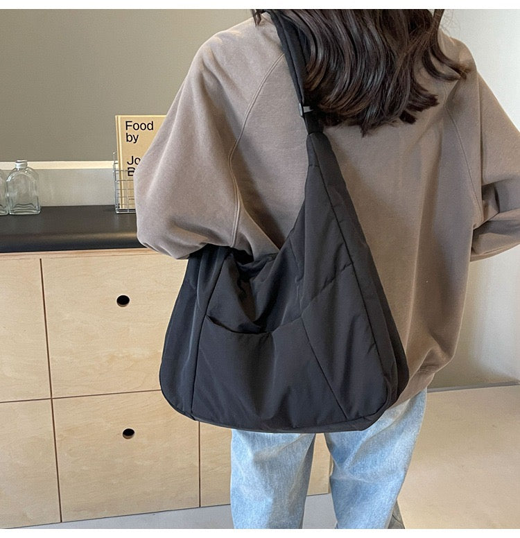 STOKADO Waterproof Nylon College Tote – Large Capacity Shoulder Bag for School & Work E3050