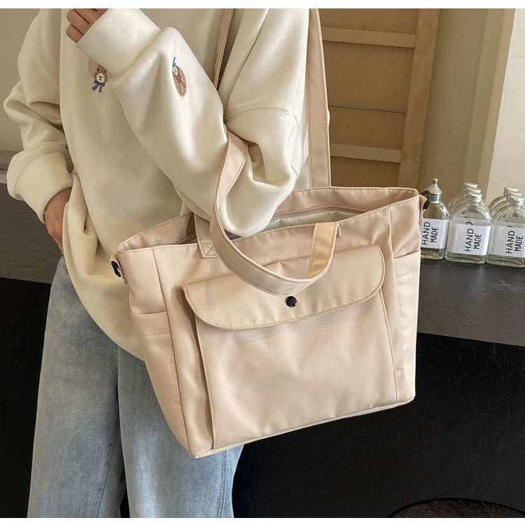 STOKADO Waterproof Nylon Work Tote – Large Shoulder Bag for Students & Professionals E3067