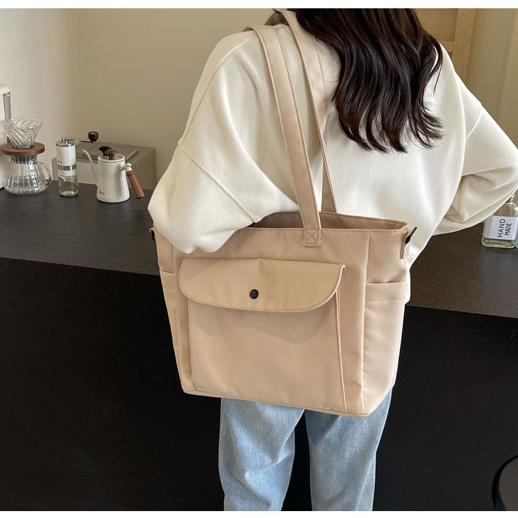 STOKADO Waterproof Nylon Work Tote – Large Shoulder Bag for Students & Professionals E3067