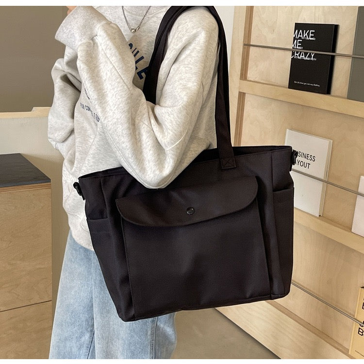 STOKADO Waterproof Nylon Work Tote – Large Shoulder Bag for Students & Professionals E3067