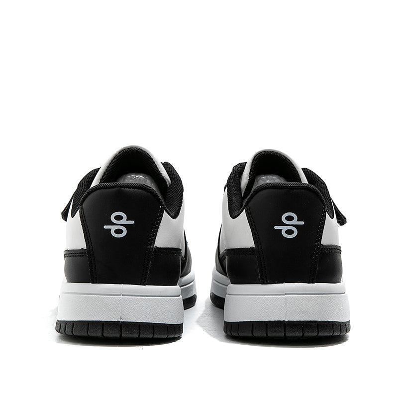 STOKADO Men’s Leather Velcro Sneakers – Panda Color #T901