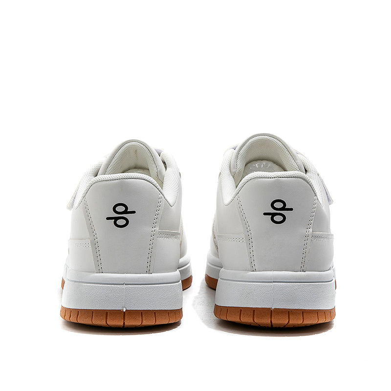STOKADO White Velcro Casual Sneakers Comfortable Durable Perfect for Everyday Wear #T901