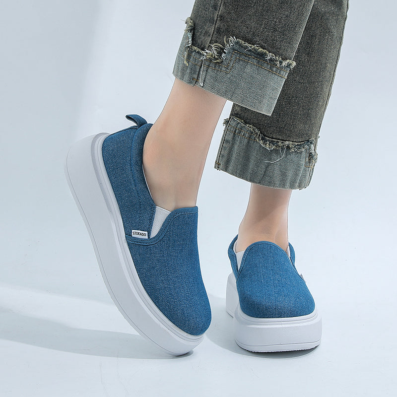 STOKADO Women’s Denim Platform Shoes – S900