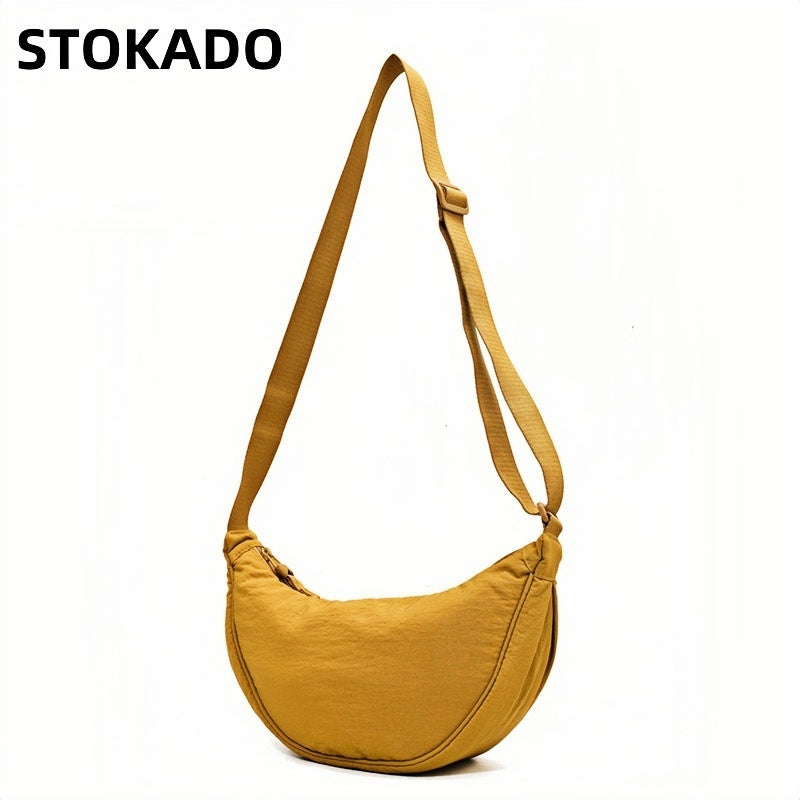 STOKADO Canvas Mini Shoulder Bag – Lightweight Crossbody Tote for Daily Use E2012