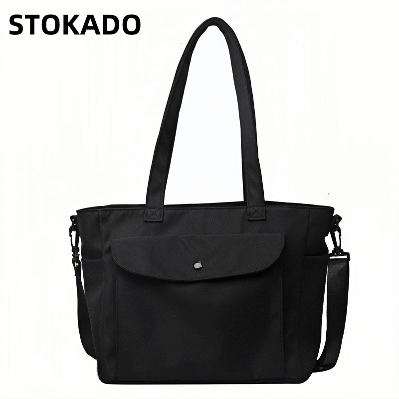 STOKADO Waterproof Nylon Work Tote – Large Shoulder Bag for Students & Professionals E3067