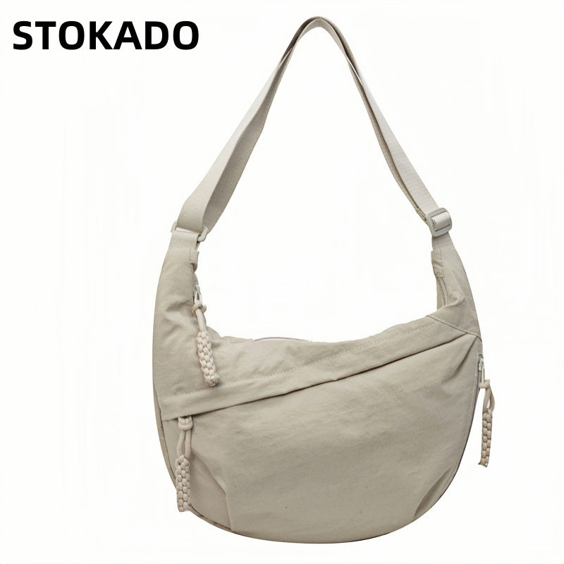 STOKADO Lightweight Nylon Crossbody Bag – Large Capacity Student Shoulder Bag E3060