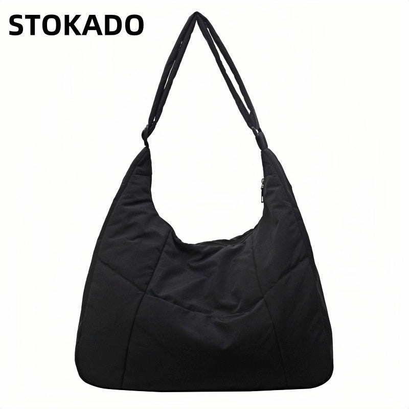 STOKADO Waterproof Nylon College Tote – Large Capacity Shoulder Bag for School & Work E3050