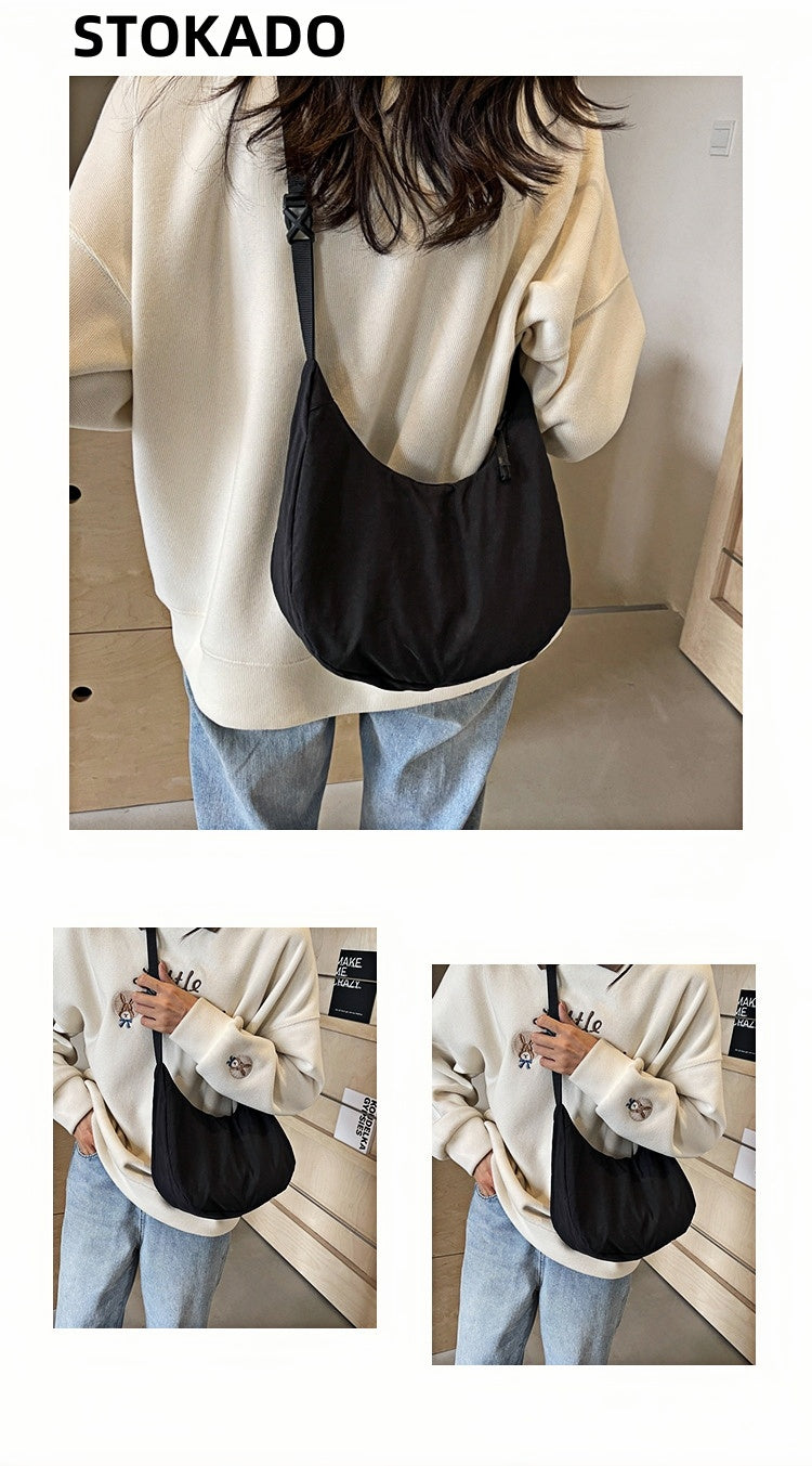 STOKADO Mini Nylon Shoulder Bag – Lightweight Waterproof Crossbody & Handbag for Women E3083