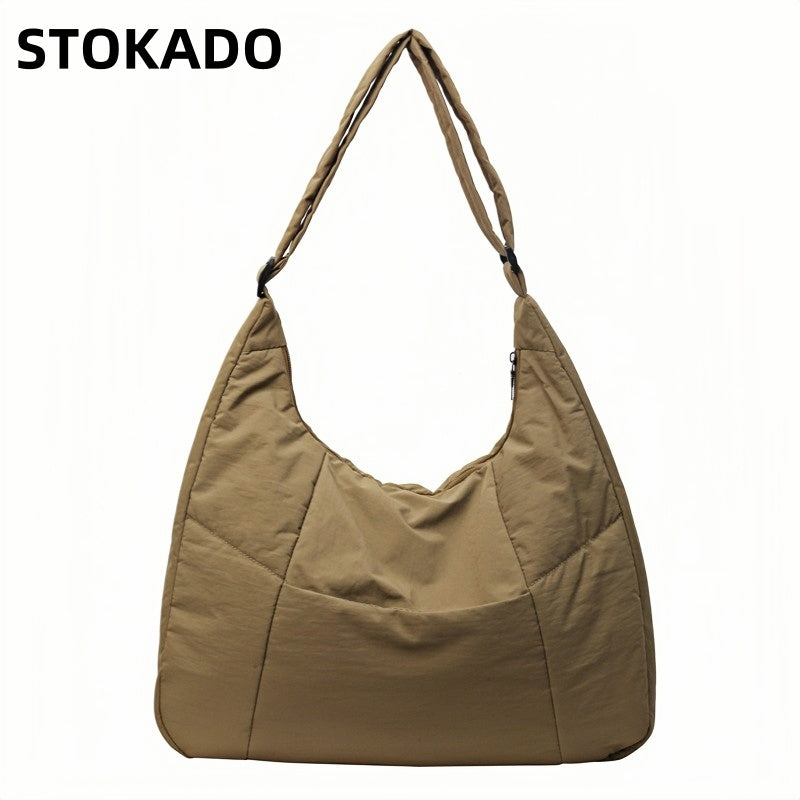 STOKADO Waterproof Nylon College Tote – Large Capacity Shoulder Bag for School & Work E3050