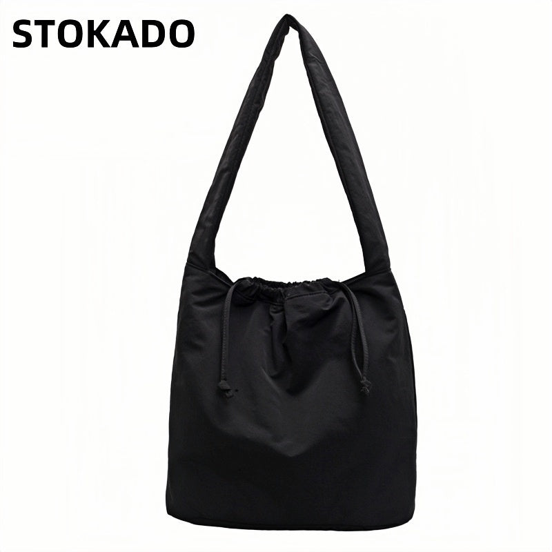 STOKADO Soft Padded Nylon Tote – Large Waterproof Shoulder Bag for Women E3094