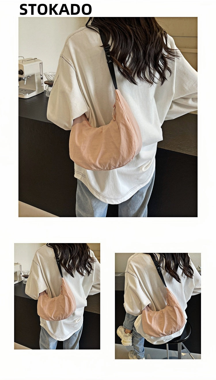 STOKADO Mini Nylon Shoulder Bag – Lightweight Waterproof Crossbody & Handbag for Women E3083