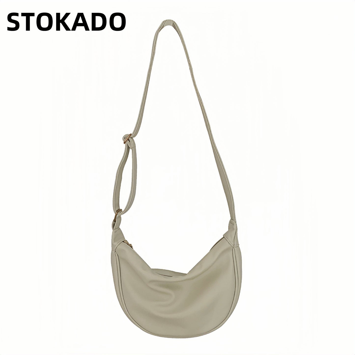STOKADO Soft PU Crossbody Bag – Minimalist Shoulder Bag for Women | Korean Style Pouch E2035
