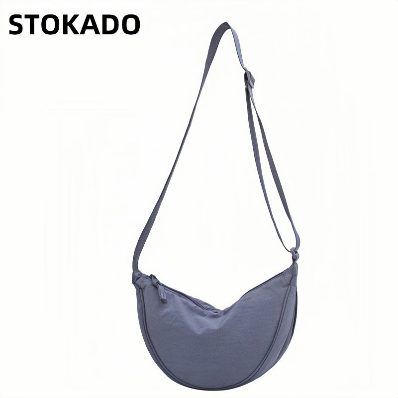 STOKADO Canvas Mini Shoulder Bag – Lightweight Crossbody Tote for Daily Use E2012