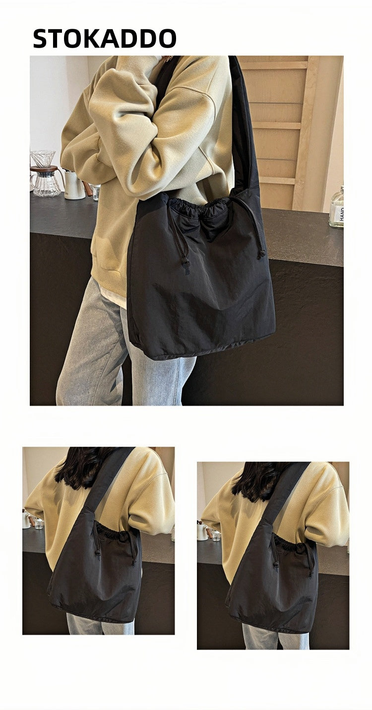 STOKADO Soft Padded Nylon Tote – Large Waterproof Shoulder Bag for Women E3094