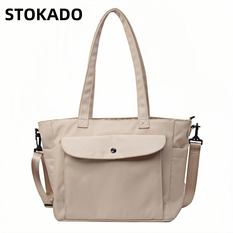 STOKADO Waterproof Nylon Work Tote – Large Shoulder Bag for Students & Professionals E3067
