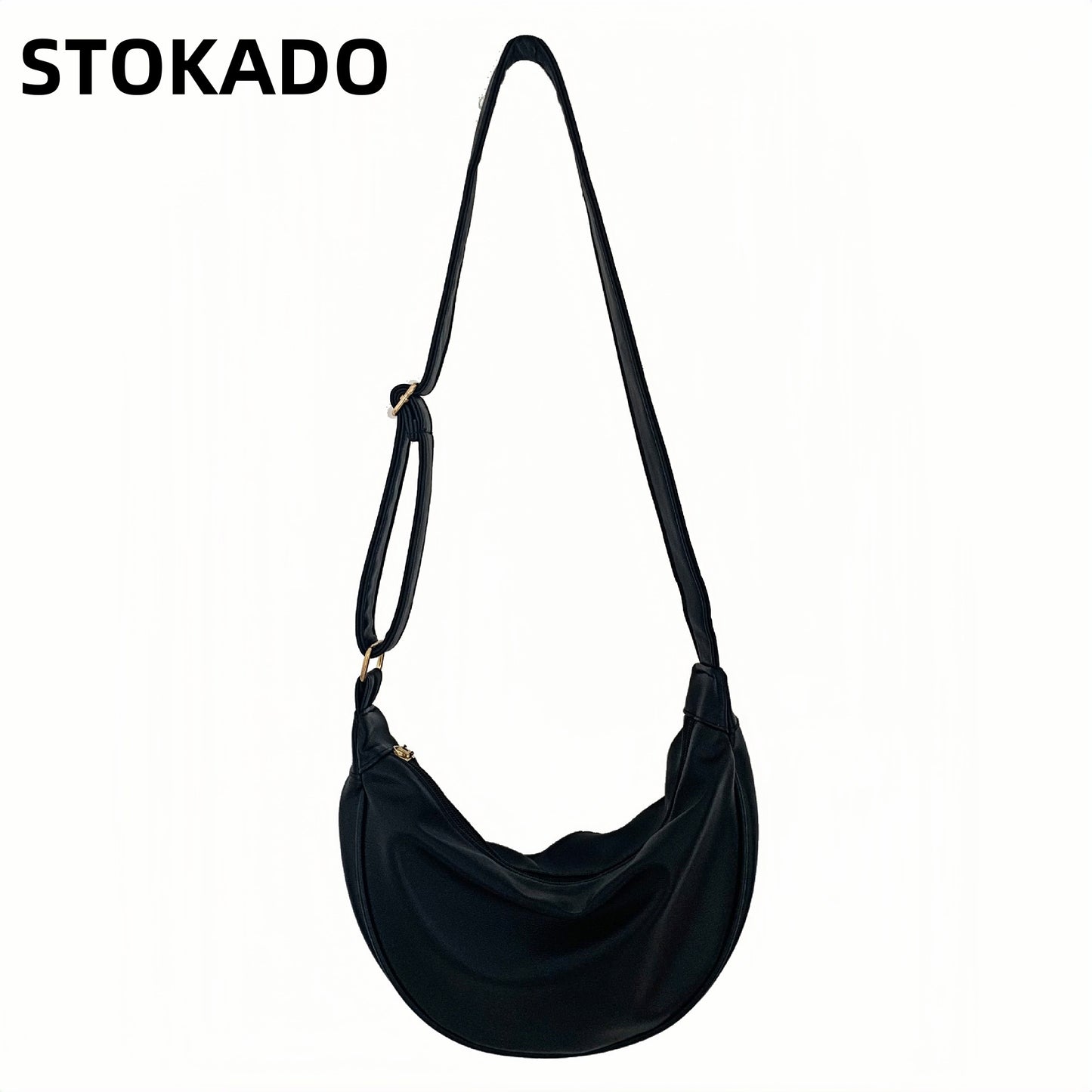 STOKADO Soft PU Crossbody Bag – Minimalist Shoulder Bag for Women | Korean Style Pouch E2035
