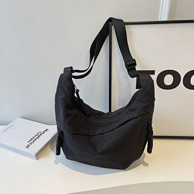 STOKADO Lightweight Nylon Crossbody Bag – Large Capacity Student Shoulder Bag E3060