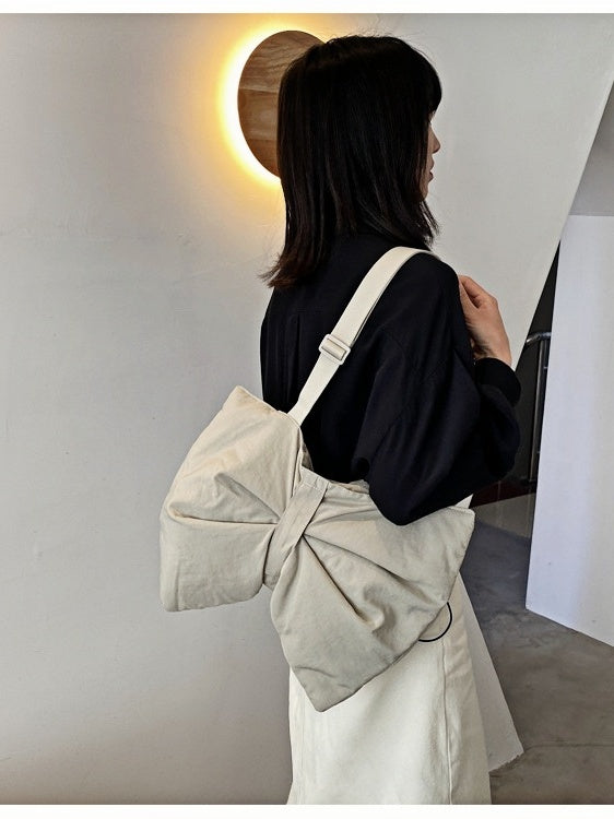 STOKADO Lightweight Korean Nylon Sling Bag – Waterproof Shoulder Tote for Women E2014