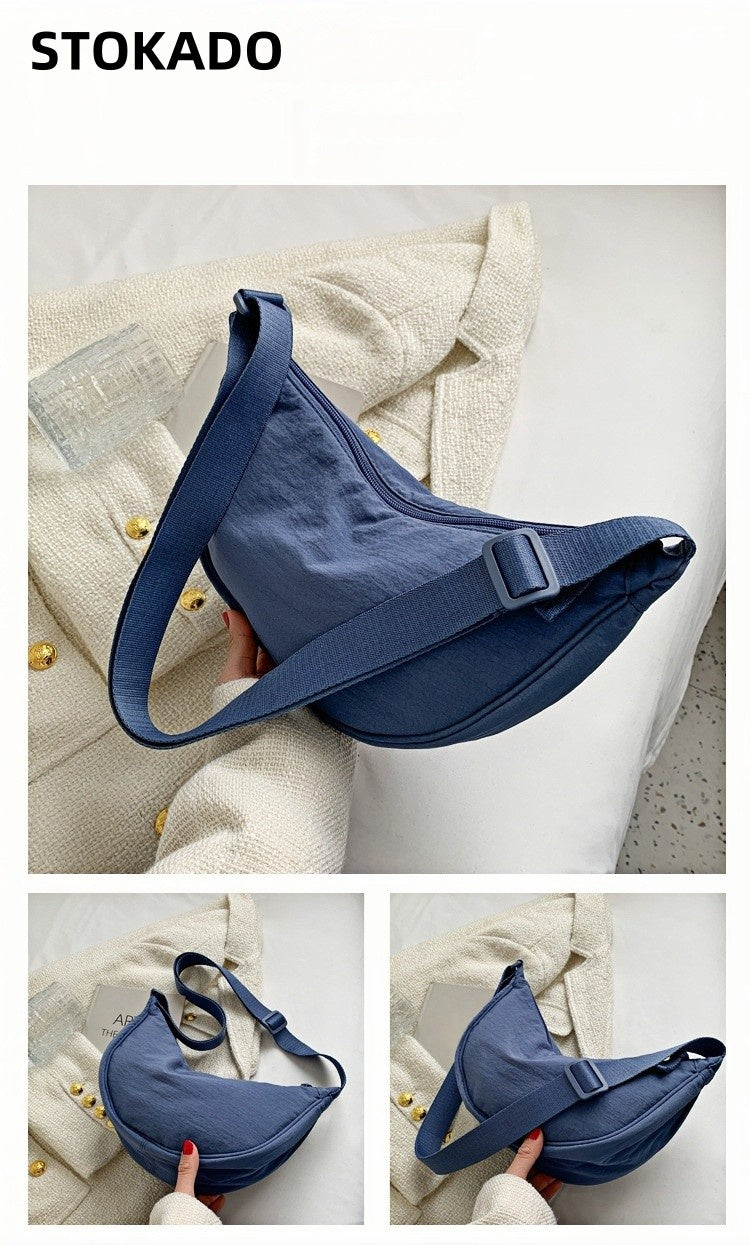 STOKADO Canvas Mini Shoulder Bag – Lightweight Crossbody Tote for Daily Use E2012