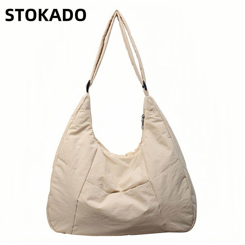 STOKADO Waterproof Nylon College Tote – Large Capacity Shoulder Bag for School & Work E3050