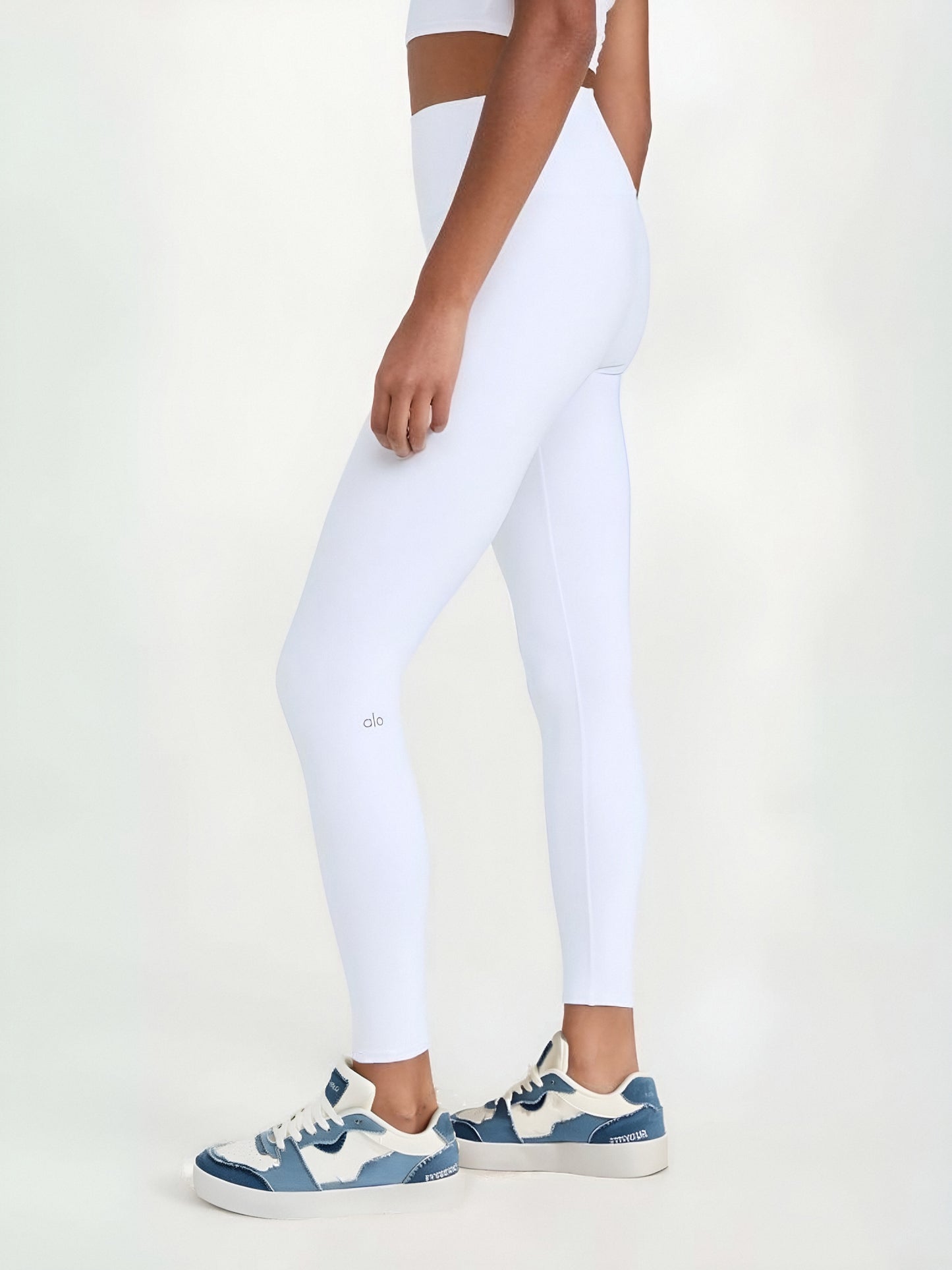STOKADO Women’s Denim & Faux Leather Platform Sneakers – S902