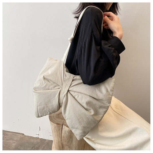 STOKADO Lightweight Korean Nylon Sling Bag – Waterproof Shoulder Tote for Women E2014