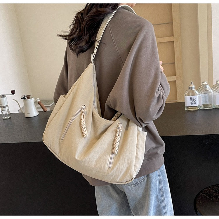 STOKADO 5am Class Nylon Bag – Large Waterproof Crossbody for School & Daily Use E3074