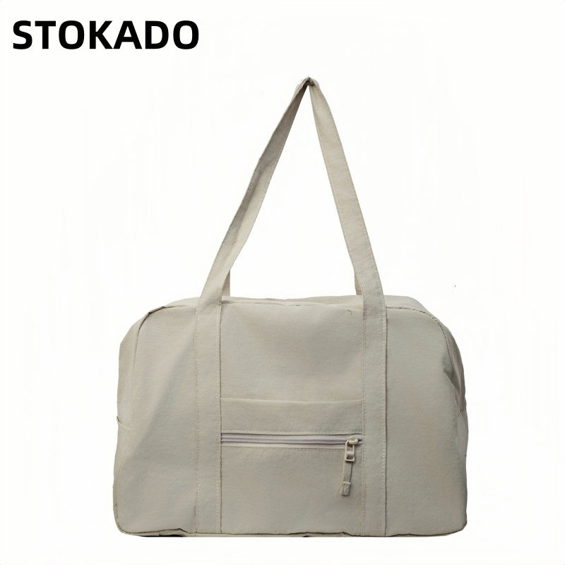 STOKADO Aesthetic Nylon Pouch – Lightweight Waterproof Shoulder Bag for School & Girls E3072