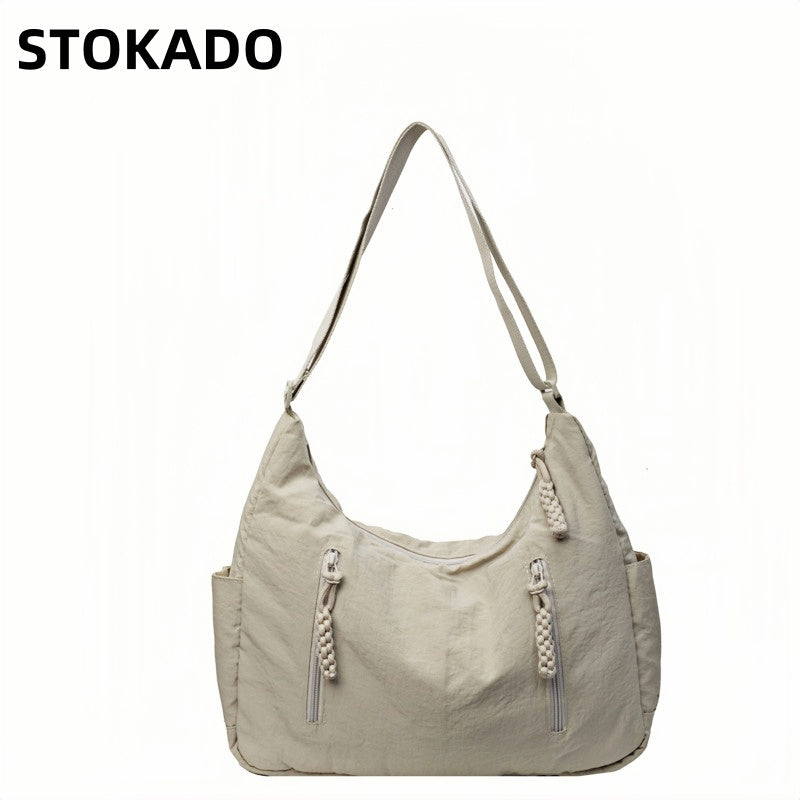STOKADO 5am Class Nylon Bag – Large Waterproof Crossbody for School & Daily Use E3074