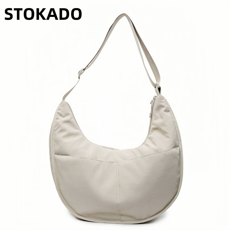 STOKADO Lightweight Nylon Shoulder Bag – Everyday Large Tote for Work, School & Travel E3128