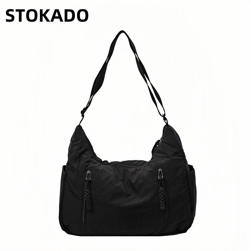STOKADO 5am Class Nylon Bag – Large Waterproof Crossbody for School & Daily Use E3074